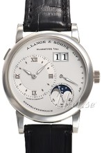 A. Lange & Söhne Lange 1 Moon Phase Platinum Silver Dial A. Lange & Söhne Lange 1 Moon Phase Platinum Silver Dial