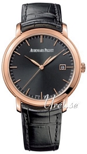 Audemars Piguet Jules Audemars Black Dial Croco Strap
