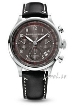 Baume & Mercier Capeland Steel Grey Dial Leather Baume & Mercier Capeland Steel Grey Dial Leather