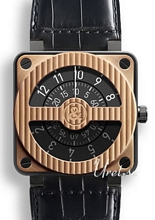 Bell & Ross Aviation Svart/Gummi 46x46 mm