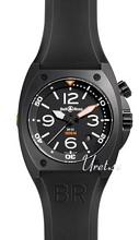 Bell & Ross Marine Svart/Gummi Ø44 mm Bell & Ross Marine Svart/Gummi Ø44 mm