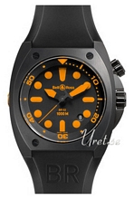 Bell & Ross Marine Svart/Gummi Ø44 mm Bell & Ross Marine Svart/Gummi Ø44 mm