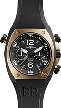 Bell & Ross Marine Svart/Gummi Ø44 mm Bell & Ross Marine Svart/Gummi Ø44 mm