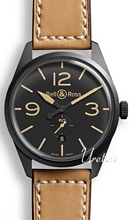 Bell & Ross Vintage Svart/Läder Ø41 mm Bell & Ross Vintage Svart/Läder Ø41 mm