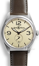 Bell & Ross Vintage Beige/Läder Ø41 mm Bell & Ross Vintage Beige/Läder Ø41 mm