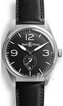 Bell & Ross Vintage Svart/Läder Ø41 mm Bell & Ross Vintage Svart/Läder Ø41 mm