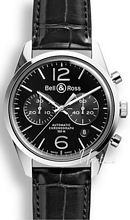 Bell & Ross Vintage Svart/Läder Ø41 mm Bell & Ross Vintage Svart/Läder Ø41 mm