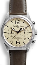Bell & Ross Vintage Beige/Läder Ø41 mm Bell & Ross Vintage Beige/Läder Ø41 mm