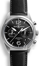 Bell & Ross Vintage Svart/Läder Ø41 mm Bell & Ross Vintage Svart/Läder Ø41 mm