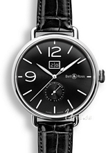 Bell & Ross Vintage Svart/Läder Ø45 mm Bell & Ross Vintage Svart/Läder Ø45 mm
