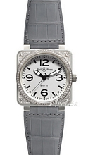 Bell & Ross Instrument BR-01-92 Steel White Dial Diamond