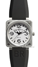 Bell & Ross Instrument BR-01-92 Steel White Dial