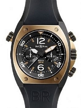 Bell & Ross Instrument Carbon/Rose Gold Black Dial