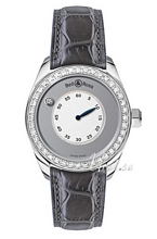 Bell & Ross Vintage Mystery Diamond Gold Grey Dial