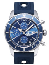Breitling Superocean Heritage 46 Chronograph Blue Dial Rubber