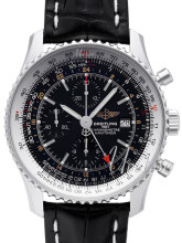 Breitling Navitimer World Svart/L�der �46 mm