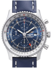 Breitling Navitimer World Svart/L�der �46 mm