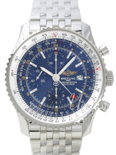 Breitling Navitimer World Blue Dial Bracelet