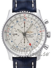 Breitling Navitimer World Silver/L�der �46 mm