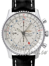 Breitling Navitimer World Silver/L�der �46 mm