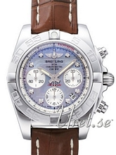 Breitling Chronomat 41 MOP Dial Leather