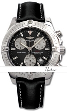 Breitling Chrono Colt Black Dial Leather Strap Breitling Chrono Colt Black Dial Leather Strap