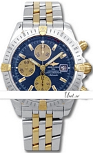 Breitling Chronomat Blue Dial Two Tone Bracelet