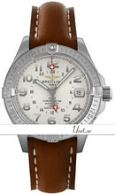 Breitling Colt GMT Silver Dial Leather Breitling Colt GMT Silver Dial Leather