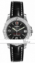 Breitling Colt Oceane Black Dial Leather