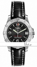 Breitling Colt Oceane Black Dial Leather