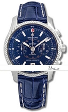 Breitling For Bentley MARK VI Blue Dial Croco Strap