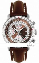 Breitling Montbrillant Datora Brown Dial Leather Breitling Montbrillant Datora Brown Dial Leather