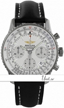 Breitling Navitimer Silver Dial Leather Breitling Navitimer Silver Dial Leather