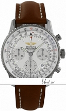 Breitling Navitimer Silver Dial Leather Breitling Navitimer Silver Dial Leather