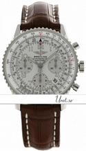 Breitling Navitimer Silver Dial Leather Breitling Navitimer Silver Dial Leather
