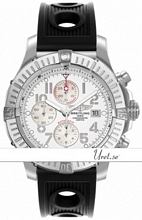 Breitling Super Avenger White Dial Rubber Breitling Super Avenger White Dial Rubber