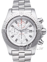 Breitling Super Avenger White Dial Bracelet Index Markers Breitling Super Avenger White Dial Bracelet Index Markers