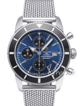 Breitling Superocean Heritage Chronograph Blue Dial Bracelet