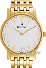 Bulova Dress Silver/Doubl�, guld �35 mm