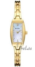 Bulova Bracelet Ladies Gold Tone MOP Dial