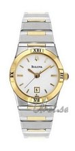 Bulova Bracelet Ladies Two Tone White Dial