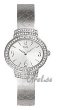 Bulova Crystals Ladies Silver Dial Bulova Crystals Ladies Silver Dial