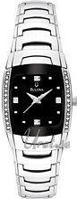 Bulova Diamonds Ladies Black Dial Bulova Diamonds Ladies Black Dial