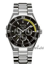 Bulova Marine Star Chronograph Black Dial