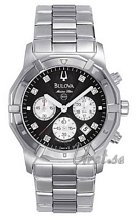 Bulova Marine Star Diamond Chronograph Black Dial