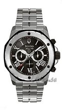 Bulova Marine Star Chronograph Black Dial