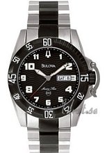 Bulova Marine Star Chronograph Black Dial