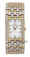 Bulova Crystal Two Tone Silver Dial Bulova Crystal Two Tone Silver Dial