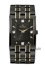 Bulova Diamonds Two Tone Black Dial Bulova Diamonds Two Tone Black Dial