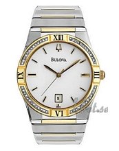 Bulova Diamonds Two Tone White Dial Bulova Diamonds Two Tone White Dial